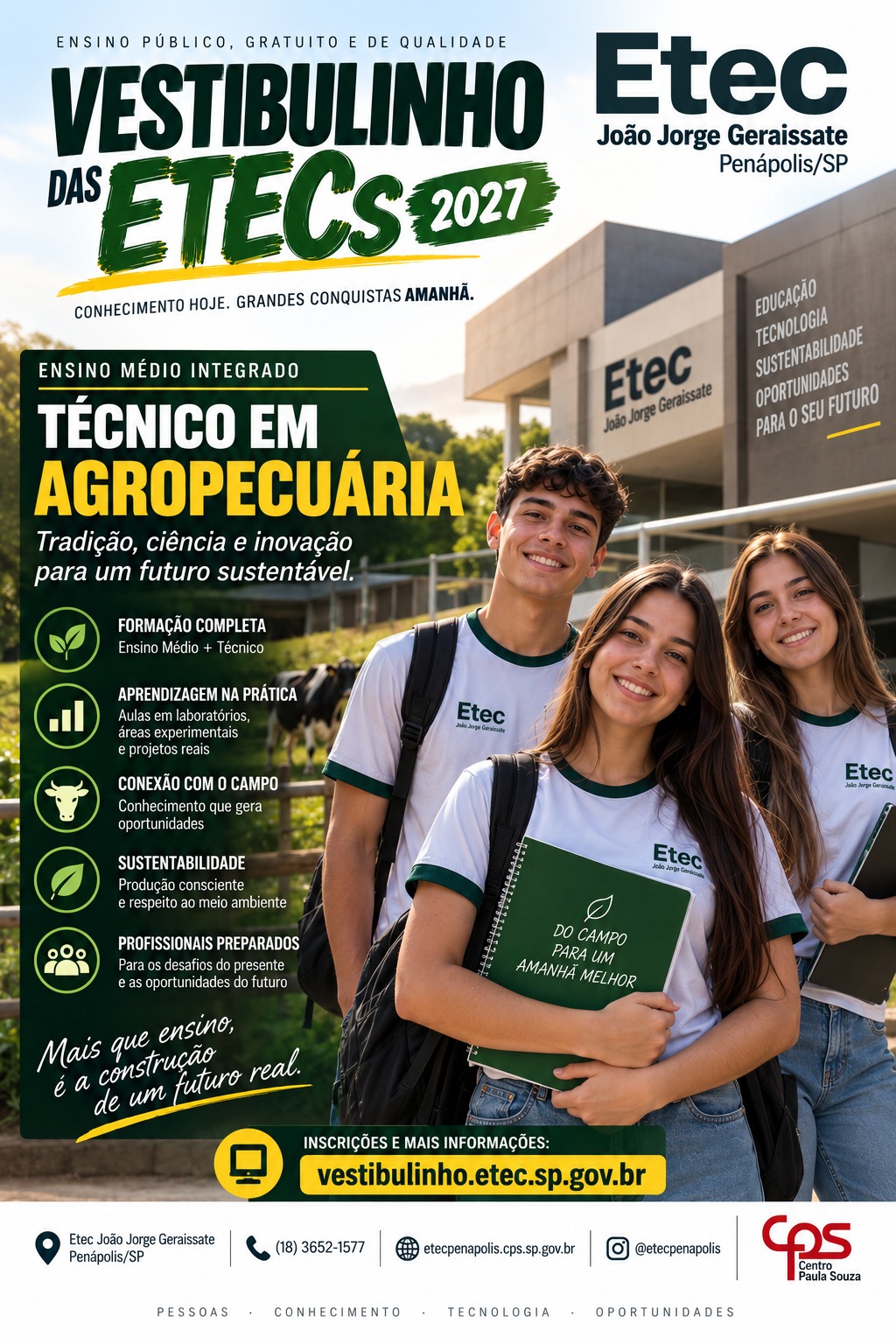 Vestibulinho Etec 2027 - Agropecuária